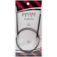 Picture of Knitter'S Pride Karbonz Fixed Circular Needles 32in Size 3