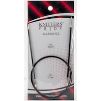 Picture of Knitter's Pride Karbonz Fixed Circular Needles 32in, Size 8/5mm