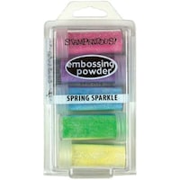 Stampendous Embossing Powder Kit, Pack of 5, Spring Sparkle