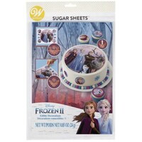 Picture of Wilton Disney Frozen 2 Pre Cut Sugar Sheet Edible Decorations