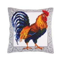 Picture of D'Art Stamped Needlepoint Cushion Kit, 40x40cm, Gallic Rooster