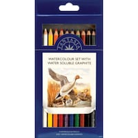 Picture of Fantasia Colored Pencils, Pack of 10, Watercolor