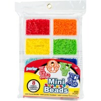 Picture of Perler Mini Beads Fused Bead Tray, Pack of 8000 -Rainbow
