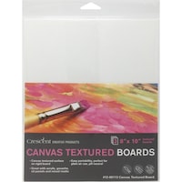 Crescent Cardboard Company Canvas Board, White, 8x10in, Pack of 3