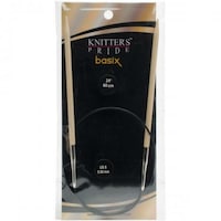 Picture of Knitter's Pride Basix Fixed Circular Needles, 24in, Size 8/5mm