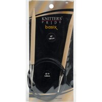 Picture of Knitter's Pride Basix Fixed Circular Needles, 40in, Size 11/8mm