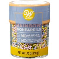Picture of Wilton Naturally Flavored Nonpareils Sprinkles, 1.76Oz, Rainbow