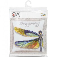 Picture of Collection D'Art Stamped Needlepoint Cushion Kit, Dragonfly