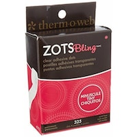 Picture of Thermoweb Zots Clear Adhesive Dots, Bling Tiny, 1/8 inch, Pack of 325
