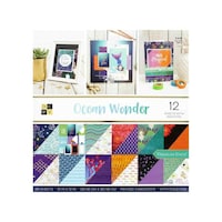 Picture of DCWV Paper Stack DoubleSided, 12x12in, Pack of 36 - Ocean Wonder