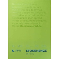 Stonehenge Paper Pad, 5x7in, 15 Sheets - White