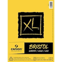 Picture of Canson Xl Recycled Bristol Paper Pad, 9X12inch, Yellow, 25 Sheets