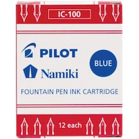 Picture of Pilot Mr Collection Fountain Pen Cartridge Refill, Pack of 12 -Blue
