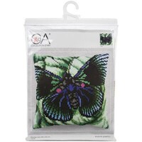 Picture of Collection D'Art Stamped Needlepoint Cushion, Butterfly Graphics