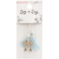 Crate Paper Maggie Holmes Day-To-Day Charm Bookmark, Bow, 2x4.5inch