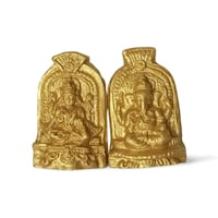 BYFT Pooja Essentials Assorted Lakshmi Ji Ganesh, Pack Of 2pcs