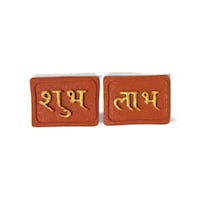 BYFT Pooja Essentials Shubh, Labh Assorted - Pack Of 2Pcs