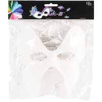 Midwest Design Paper Butterfly Mask, 7inch, White