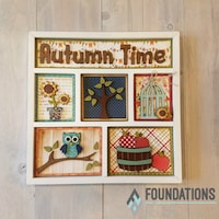 Picture of Foundations Decor Shadow Box Kit, Autumn Time