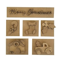 Picture of Foundations Decor Shadow Box Kit, Christmas
