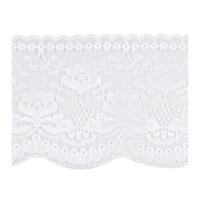 Picture of Simplicity Flat Fancy Lace, 7inch Wide 12yds, White