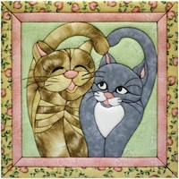 Picture of Quilt Magic QM123 Cats Meow Kit, 12x12inch