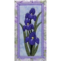 Picture of Quilt Magic No Sew Wall Hanging Kit, Iris