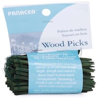 Picture of Wood Floral Picks, 3in, 90Pcs - Green