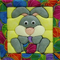 Picture of Quilt Magic QM517 Bunny Kit, 6x6inch