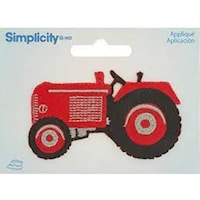 Simplicity Wrights Iron Applique, Red Tractor