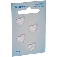 Picture of Wrights White Hearts, 3.8x5inch,Pack of 4