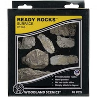 Picture of Woodland Scenics Surface Ready Rocks, Multicolor