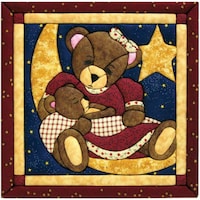 Quilt Magic Momma and Baby Bear Quilt Magic Kit, 12x12inch