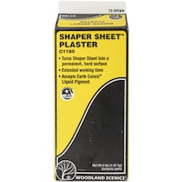 Woodland Scenics Shaper Sheet Plaster, 4lb, Black