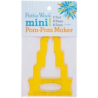 Pattiewack Mini PomPom Maker, 5x3inch