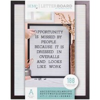 American Crafts DCWV Framed Letterboard, 16x20in
