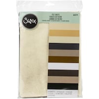 Sizzix Felt Sheets, Neutral,Pack of 10, Assorted Colors