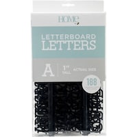 Picture of DCWV Letterboard Letters and Characters, 1in, Pack of 188