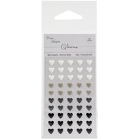 Picture of Pure & Simple Glossies Mini Hearts Stormy Skies