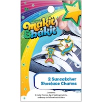 Picture of Colorbok Makit & Bakit Suncatcher Shoelace Charms Kit, Pack of 2