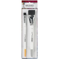 Picture of Dina Wakley Media Ranger Stiff Bristle Brushes, 1.5 & .5inch,Pack of 2