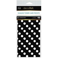 Picture of iCraft Deco Foil Reverse Polka Toner Sheets, 4x9inch, Pack of 6