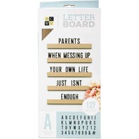 Picture of DCWV Letterboard 16x1.5in with 2in Letters Ledge, Pack of 5