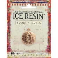 Picture of Ice Resin Foundry Bezel Collection, Rose Gold Round Cabby