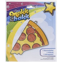 Picture of Colorbok Makit & Bakit Suncatcher Kit, Pizza