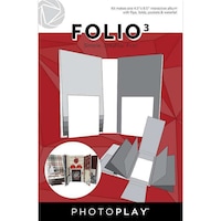 Photo Play Paper Photoplay Folio, White, 4.5 X8.5 In