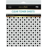Picture of iCraft Therm O Web Deco Foil Lots Of Dots Toner Sheets, 8.5x11inch, Pack of 2
