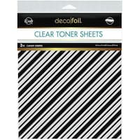 Picture of iCraft Deco Foil Candy Stripes Toner Sheets, 8.5x11inch, Pack of 2
