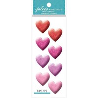 Picture of Jolee's Boutique Dimensional Repeat Stickers, Glitter Hearts