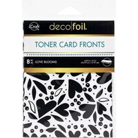 Picture of iCraft Therm O Web Deco Foil Love Blooms Toner Sheets, 4.25x5.5inch, Pack of 8